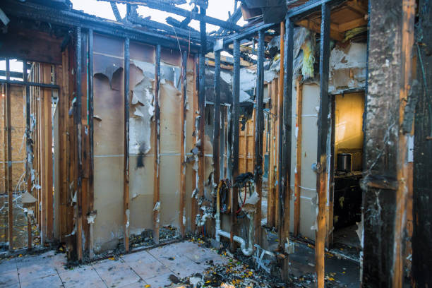 Professional Fire Damage Removal technician working in Libertytown, MD